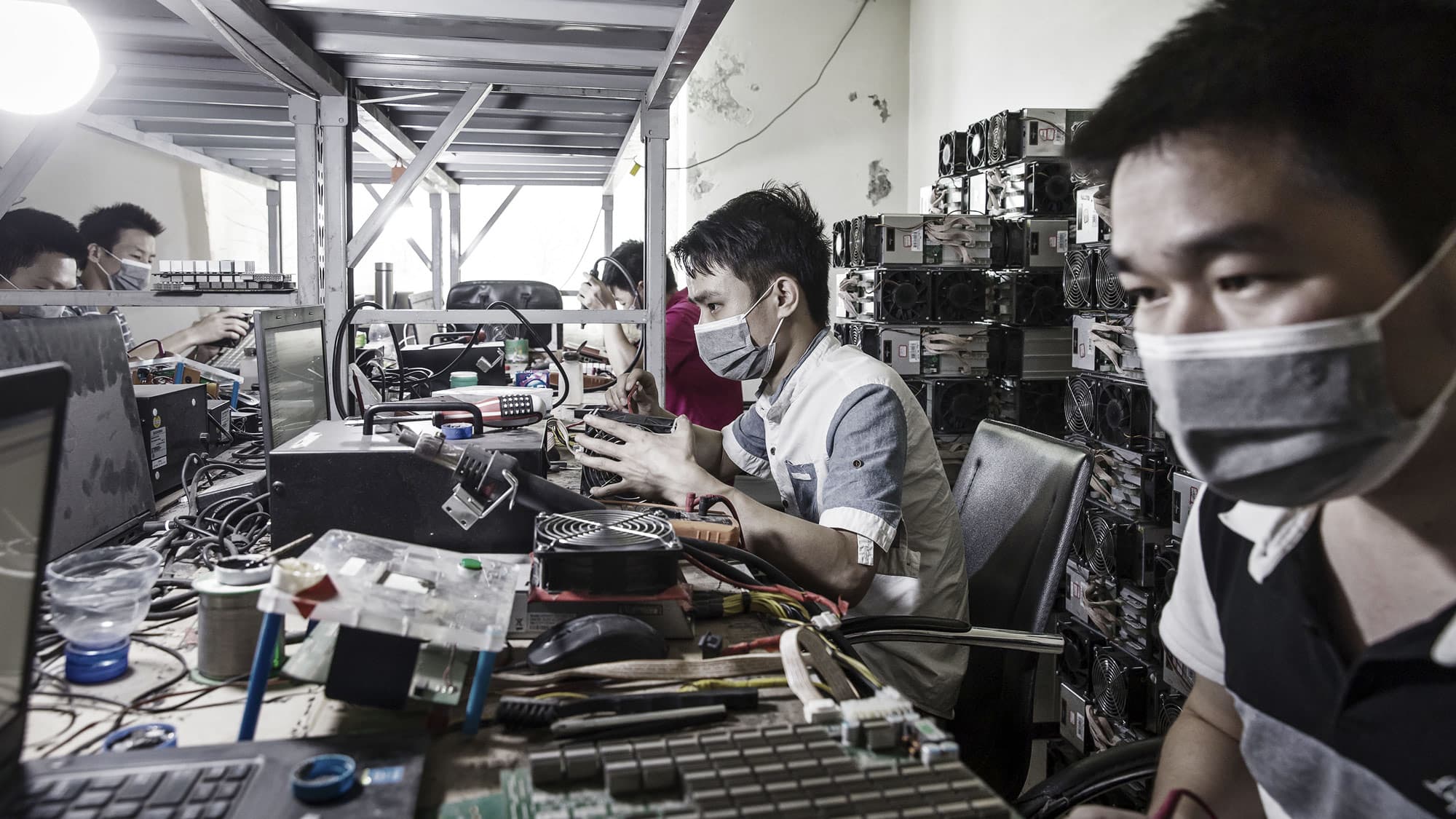 China's underground bitcoin miners